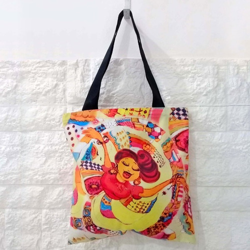 Soraya Bolso Velif Tela Estampada Diseño Exclusivo
