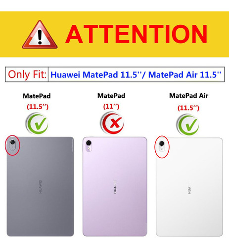 Estojo Para Teclado E Mouse Para Huawei Matepad 11,5 Pol.