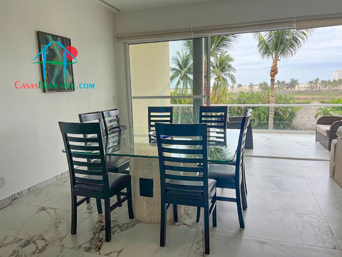Pacífico Diamante Amarras 201. En Condominio Con Club De Playa. Con Terraza Y Bodega