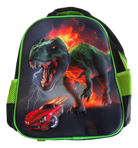 Mochila Jurassic Park 12 Pulgadas Un Bolsillos O Cierre 3d