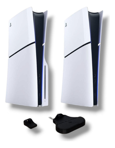 Kit Bases Para Playstation 5 Slim Y Mandos Dualsense Ps5s Color Negro