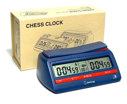 Relógio Para Xadrez Digital Jaehrig Padrão Chess Oficial