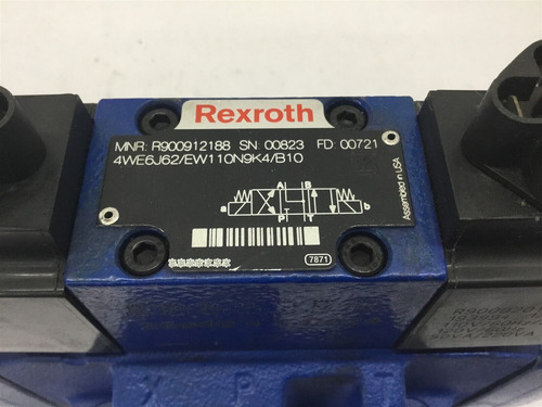 Rexroth 4we6j62/ew110n9k4/b10 Valve Dda