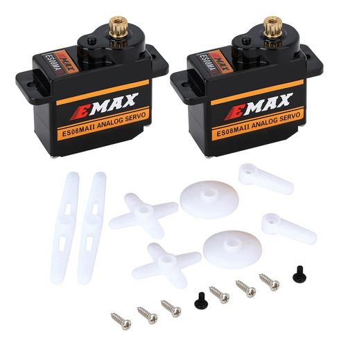 Injora 2pcs Emax Servo Es08maii 12g Servo Rc Analógico Para 