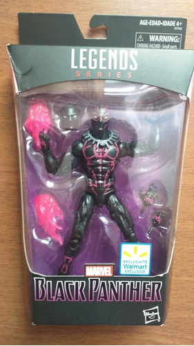 Marvel Legends Pantera Negra Exclusivo Wallmart Icônico Item