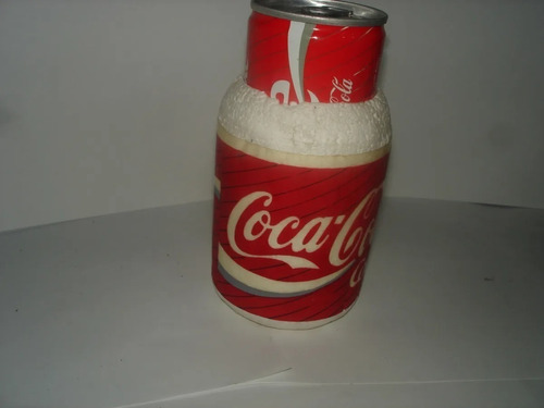 Antiguo Porta Lata De Coca Cola Con Lata Original Nuevo Buen