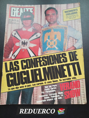 Gente 1067 Año 1985 Guglielminetti Maradona Calvo 2/1 E (Usado)