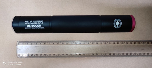 Imagem 2 de 2 de Airsoft Supressor Sea Parts Rugoso 25cm