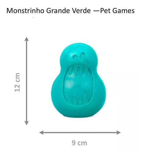 Brinquedo Pet Games Monstrinho Verde G