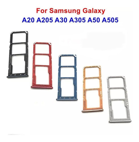 Bandeja De Sim A20, A30, A50, A60, A70 Samsung Colores