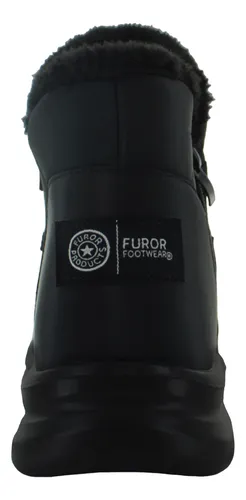 Furor Botin Moda Casual Afelpada Frio Invierno Mujer 87483