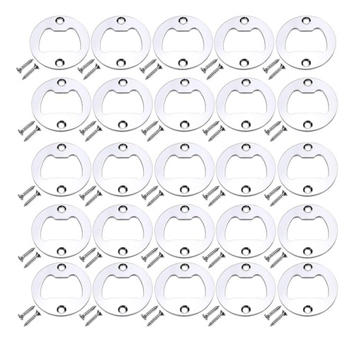 Juego De 100 Abridores De Botellas De Acero Inoxidable Diy