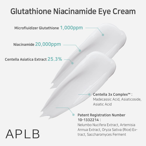 Creme Para Os Olhos Alpb Glutationa Niacinamida Lipo Gluta N