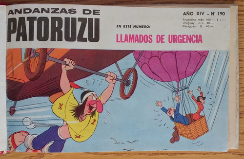 3 Revistas Andanzas De Patoruzu Enc Tapa Dura Año 1970-71