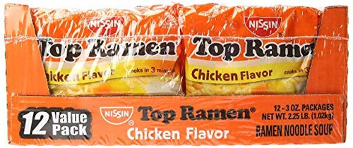 Nissin Contribuyen De Fideos Ramen Superiores Sopa De Pollo,