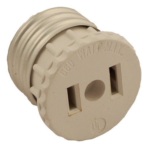 Leviton 002125 Adaptador De Enchufe Y Salida De 15 Amp 660 W