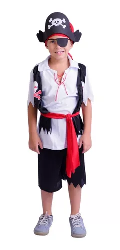 Fantasia Pirata Infantil Masculino - SKU 200215