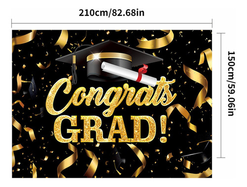 Pancarta De Fondo De Graduación Pancarta De Felicitaciones G