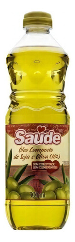 Óleo de Soja Saúde Frasco 500ml