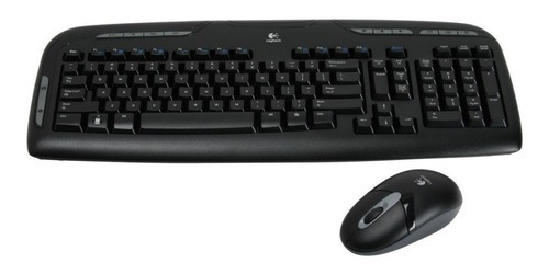 Teclado E Mouse Ex110 Logitech Sem Fio Pc Not Mac Wireless