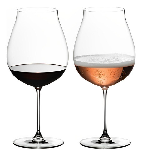 Conjunto 2 Taças Cristal Riedel Veritas Pinot Noir Champanhe Cor Transparente