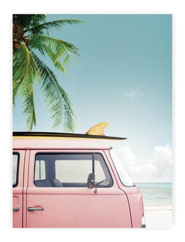 Cuadros Surf Playas Palmeras Surfboards - Diseño A Elección