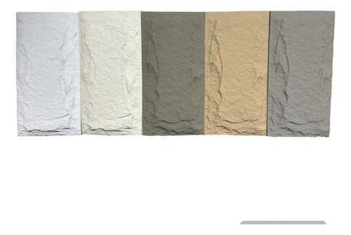 Placa Pu Simil Piedra 120x60cm-liviana- Interior Y Exterior- Color Visón