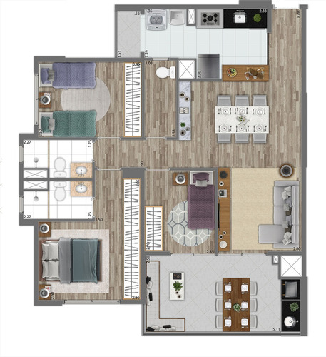 Imagem 23 de 24 de Apartamento À Venda No Bairro Morumbi - São Paulo/sp - O-6946-22923