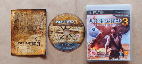 Uncharted 3 Drake´s Deception Ps3 Playstation 3 Midia Fisica