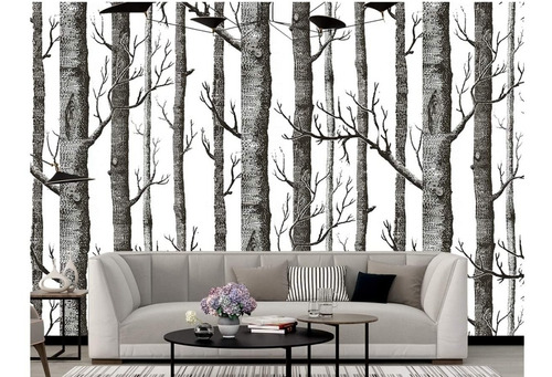 Imagen 2 de 9 de Papel Tapiz Vinilico Decorativo Interiores Impermeable 10 M