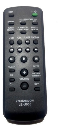 Controle Remoto Som Para Sony Rm-scu 37b Le U053