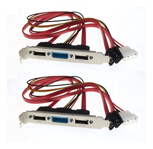 2 Ranuras Para Pc Diy To Esata Y 4 Pines Ide Molex Power Pci