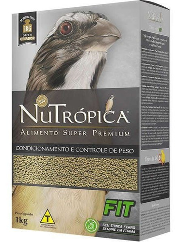 Ração Nutropica Trinca Ferro Fit 1kg