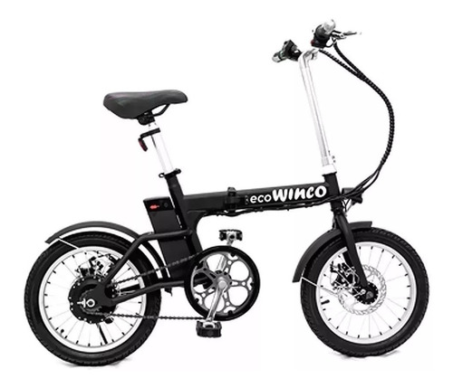 Bicicleta Electrica Portatil Plegable Winco Urbana Bateria