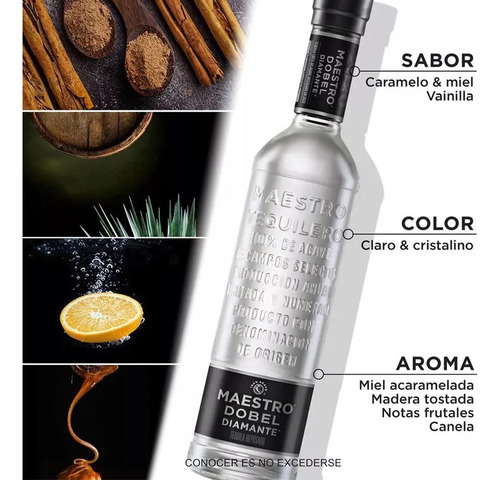 PACK 2 Tequila Maestro Dobel Diamante 700ML