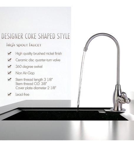 Ispring Llave De Disenador Con Filtro De Agua, Gk1-orb