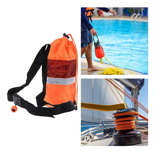 Bolsa De Lanzamiento De Cuerda Arrojable Con Cuerda De 21 M.