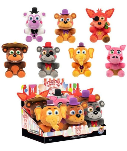 Imagen 3 de 3 de Five Night At Freddy - Peluche - El Chip - Pizza Sim 22cm