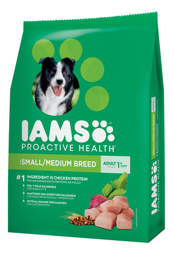 Alimento Perro Iams Adulto Raza Pequeña 3 Kg + Promo!