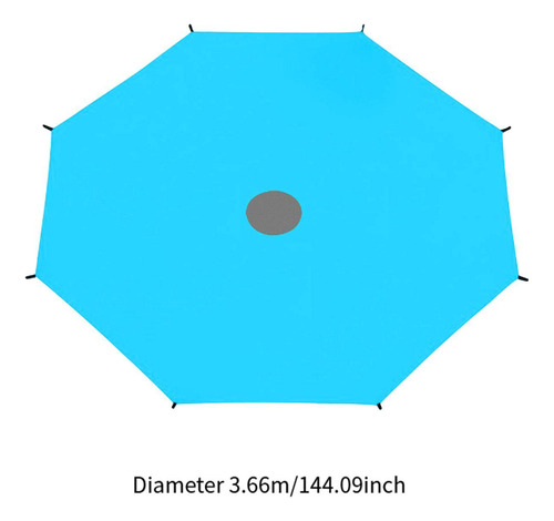 Cubierta De Sombra De Trampolín Toldo De Trampolín A 3.66m