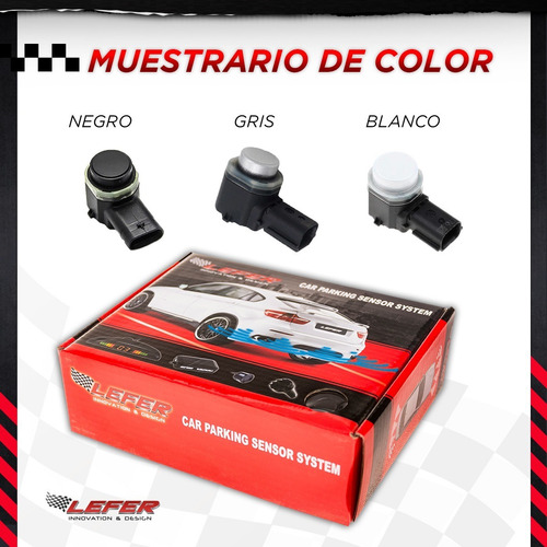 Imagen 5 de 10 de Kit Sensor De Estacionamiento Simil Original Universal Color