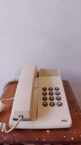 Antiguo Vintage Teléfono Alámbrico Nec 2000 E 