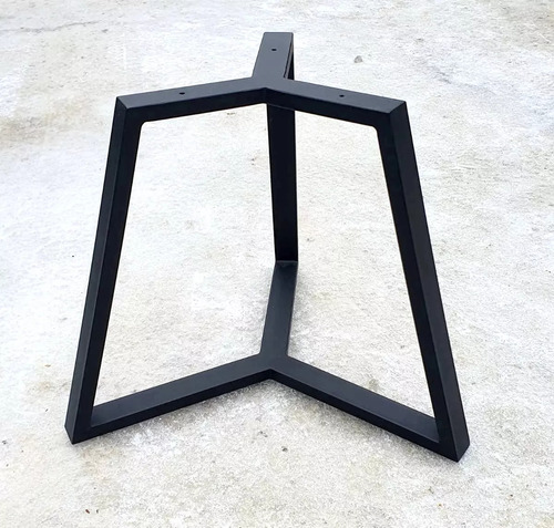 Base Pata Metálica En Fierro Para Mesa Comedor Mod. Tripleta