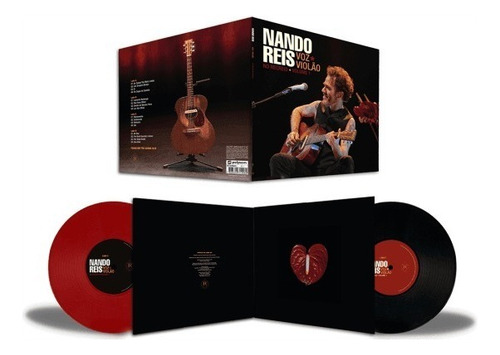 Lp Nando Reis Voz E Violão No Recreio Volume 1 Duplo Lacrado Edição Limitada