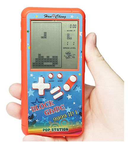 Consola De Juegos Half Retro Block Con Pantalla Grande De 23