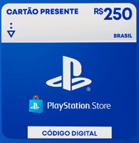 R$250 Playstation Store - Cartão Presente Digital [brasil]