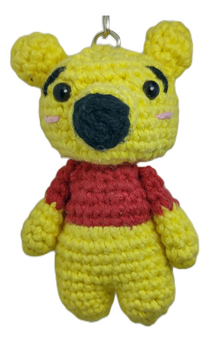 Winnie Pooh Amigurumi Llavero Crochet 
