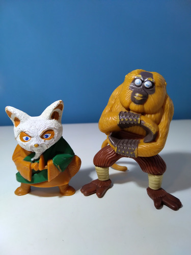 Juguetes Maestro Shifu Y Maestro Mono (kun Fu Panda) (Usado)
