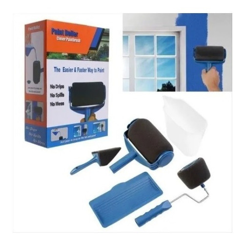 Imagen 3 de 3 de ¿paint Roller Rodillo Recargable Con Accesorios Para Pintar