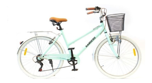 Imagen 1 de 5 de Bicicleta De Paseo Arg-726 Verde Mundo Gym